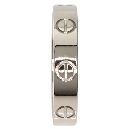 CARTIER   Ring mini love ring #50 K18 White Gold Ladies