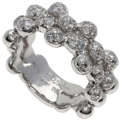 Ponte Vecchio Diamond Ring K18 White Gold Ladies [Used]