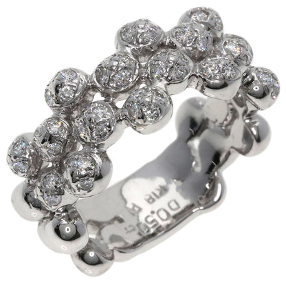 Ponte Vecchio Diamond Ring K18 White Gold Ladies [Used]