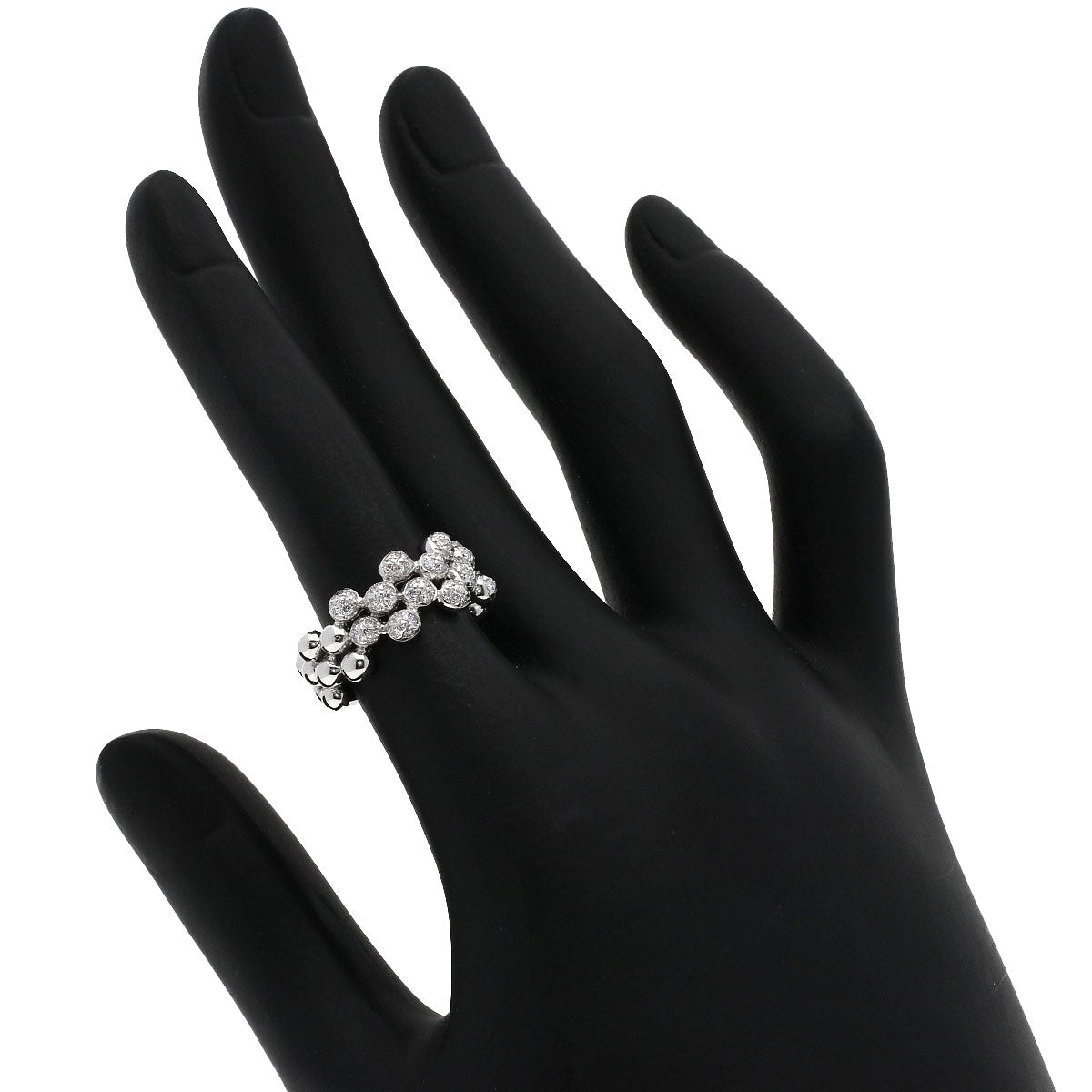 Ponte Vecchio Diamond Ring K18 White Gold Ladies [Used]
