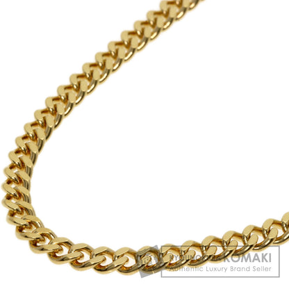 Curb chain Kihei 2 sides Necklace K18 Yellow Gold  31.7g　Ladies