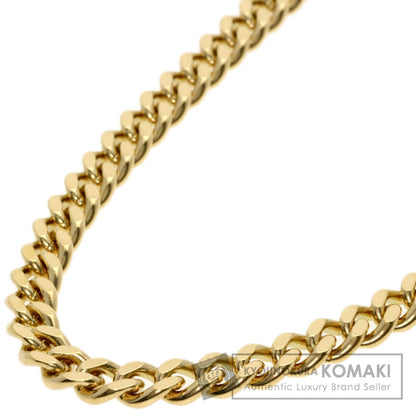 Curb chain Kihei 2 sides Necklace K18 Yellow Gold  45.3g　Ladies