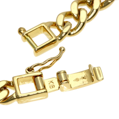 Curb chain Kihei 2 sides Necklace K18 Yellow Gold  45.3g　Ladies