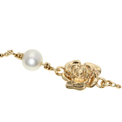 agete Pearl Pearl Bracelet K10 Pink Gold Ladies [Used]