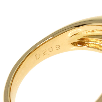 2.09ct Diamond Ring K18 Yellow Gold  9.83g　Ladies