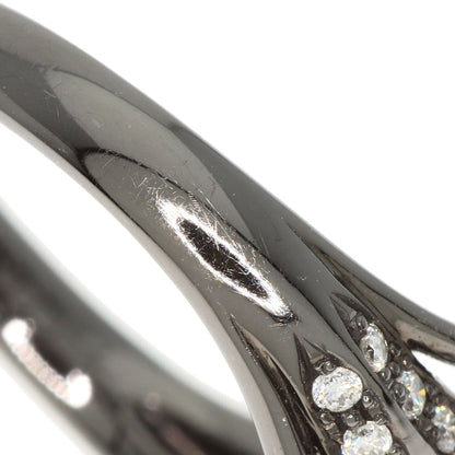 2.443ct Black　Diamond Diamond Ring K18 White Gold  5.7g　Ladies