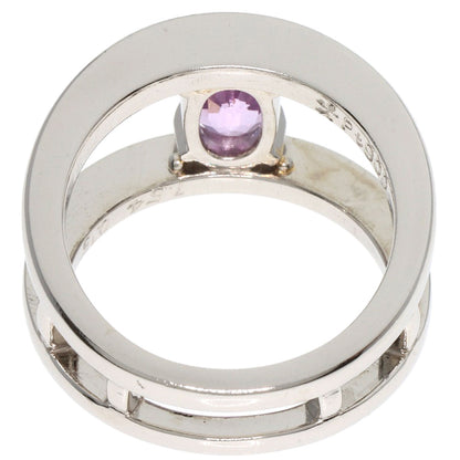 1.54ct Pink Sapphire Diamond Ring Platinum PT900  12.3g　Ladies