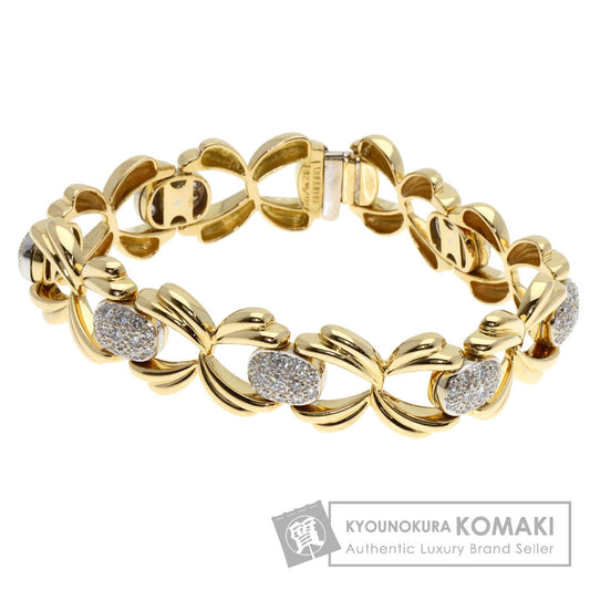 2.81ct Diamond Bracelet K18 Yellow Gold  47.1g　Ladies