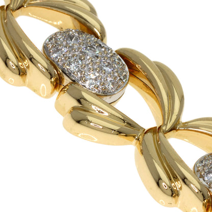 2.81ct Diamond Bracelet K18 Yellow Gold  47.1g　Ladies