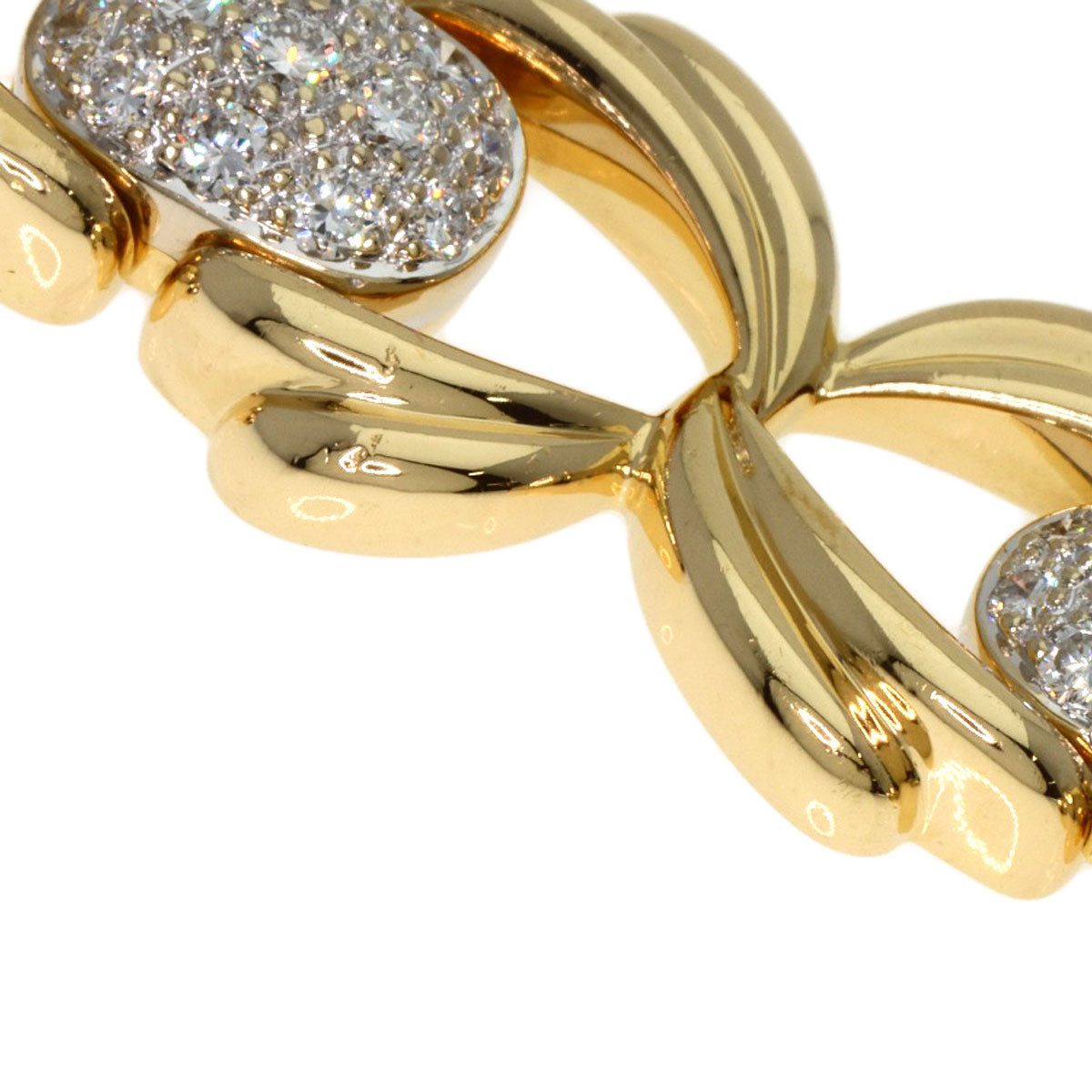 2.81ct Diamond Bracelet K18 Yellow Gold  47.1g　Ladies