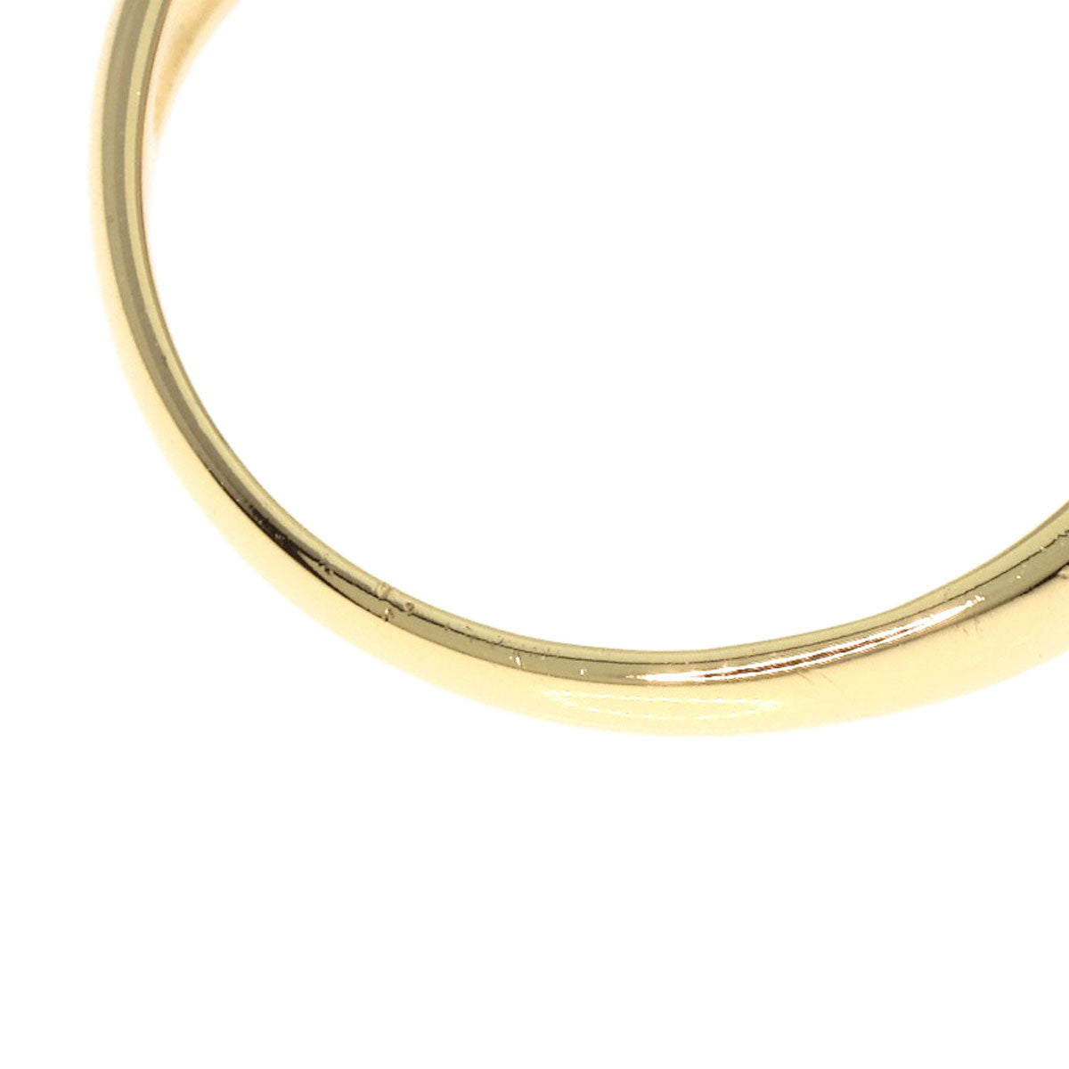 0.39ct Sapphire Diamond Ring K18 Yellow Gold  3g　Ladies