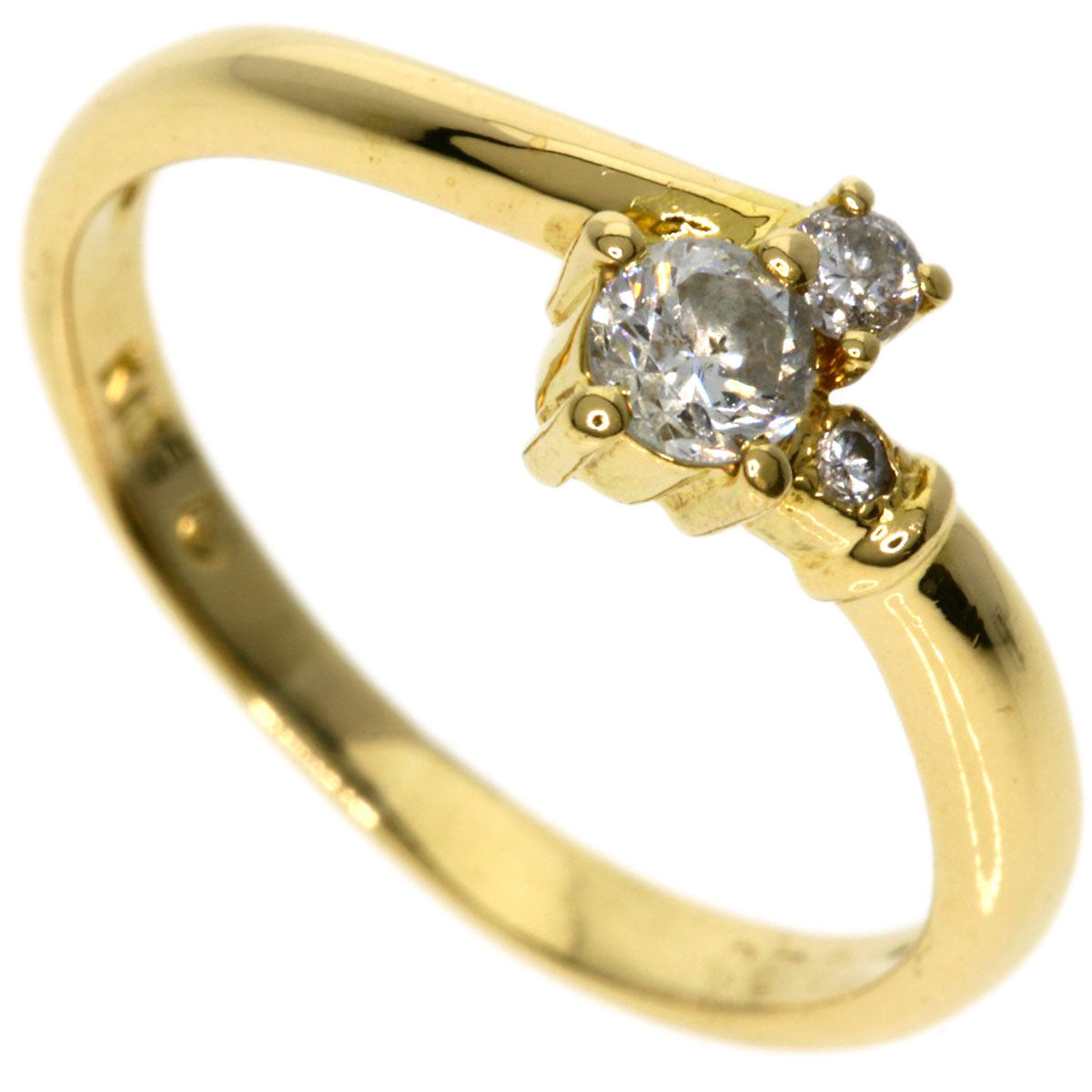 VANDOME   Ring Diamond K18 Yellow Gold Ladies