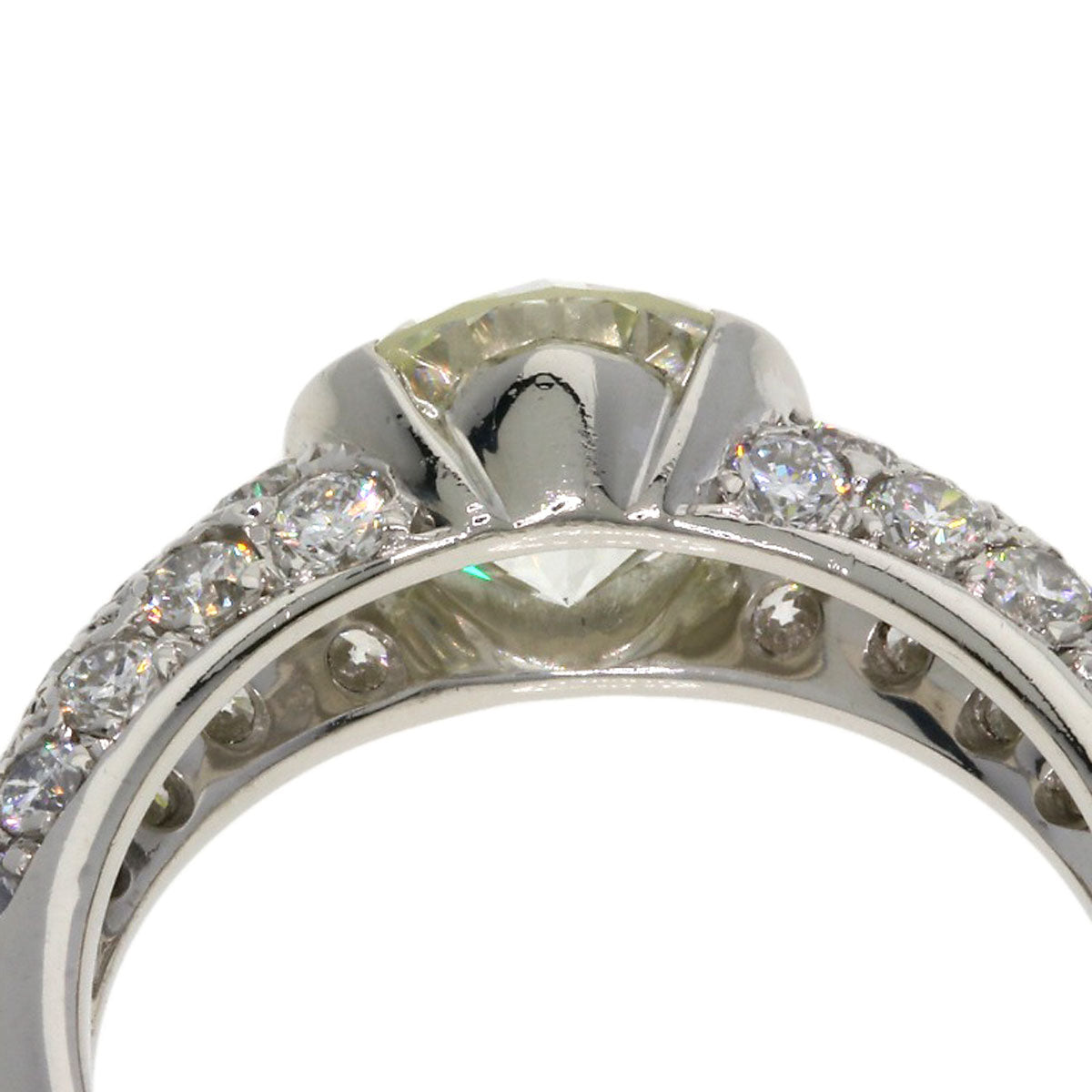 1.573ct Diamond Ring Platinum PT900  5.39g�@Ladies