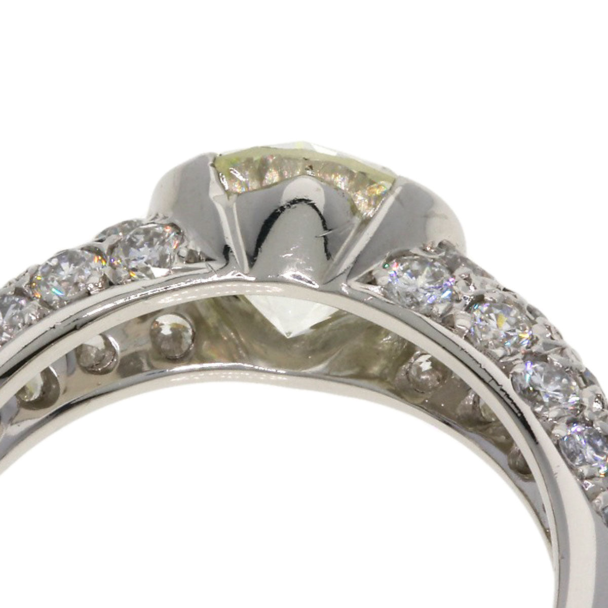 1.573ct Diamond Ring Platinum PT900  5.39g�@Ladies