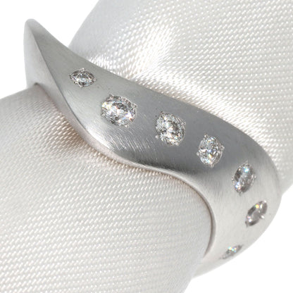 0.229ct Diamond Ring K18 White Gold  7.61g　Ladies