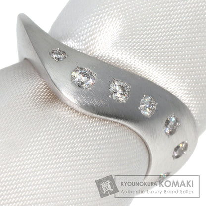 0.229ct Diamond Ring K18 White Gold  7.61g　Ladies