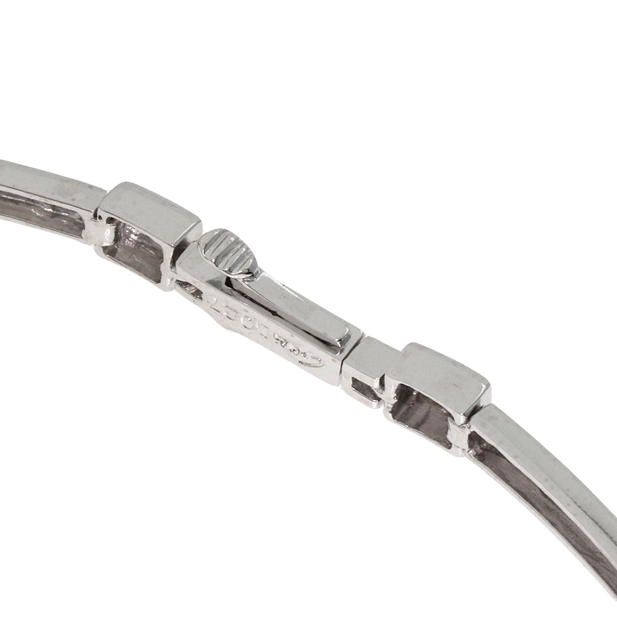 0.27ct Diamond Bracelet K14 White Gold  8.27g　Ladies