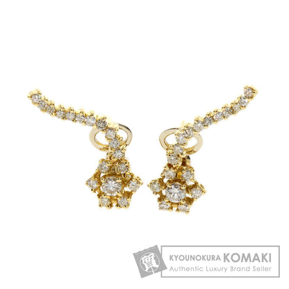 0.56ct Diamond earring K18 Yellow Gold  5.5g　Ladies