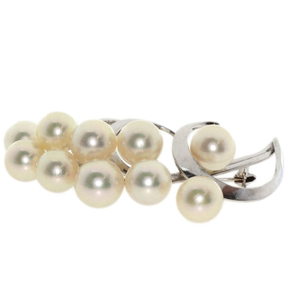 MIKIMOTO   Brooch Pearl Pearl K14 White Gold Ladies