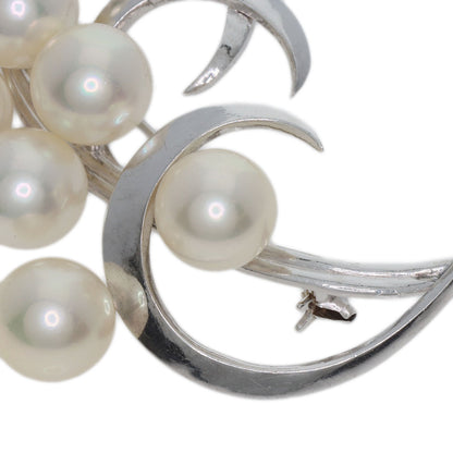 MIKIMOTO   Brooch Pearl Pearl K14 White Gold Ladies