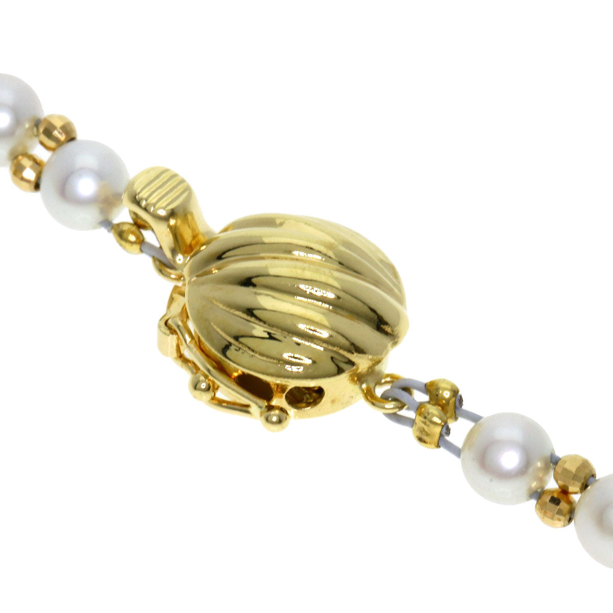 Tamaya Pearl Pearl Necklace K18 Yellow Gold  19.2g　Ladies