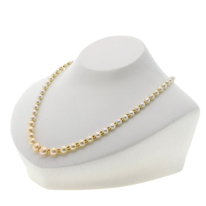 Tamaya Pearl Pearl Necklace K18 Yellow Gold  19.2g　Ladies