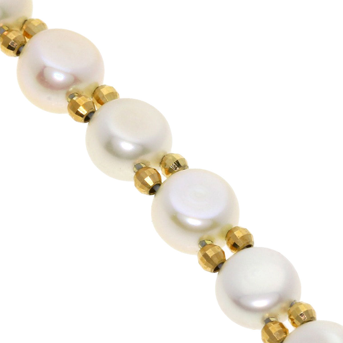 Tamaya Pearl Pearl Necklace K18 Yellow Gold  19.2g　Ladies