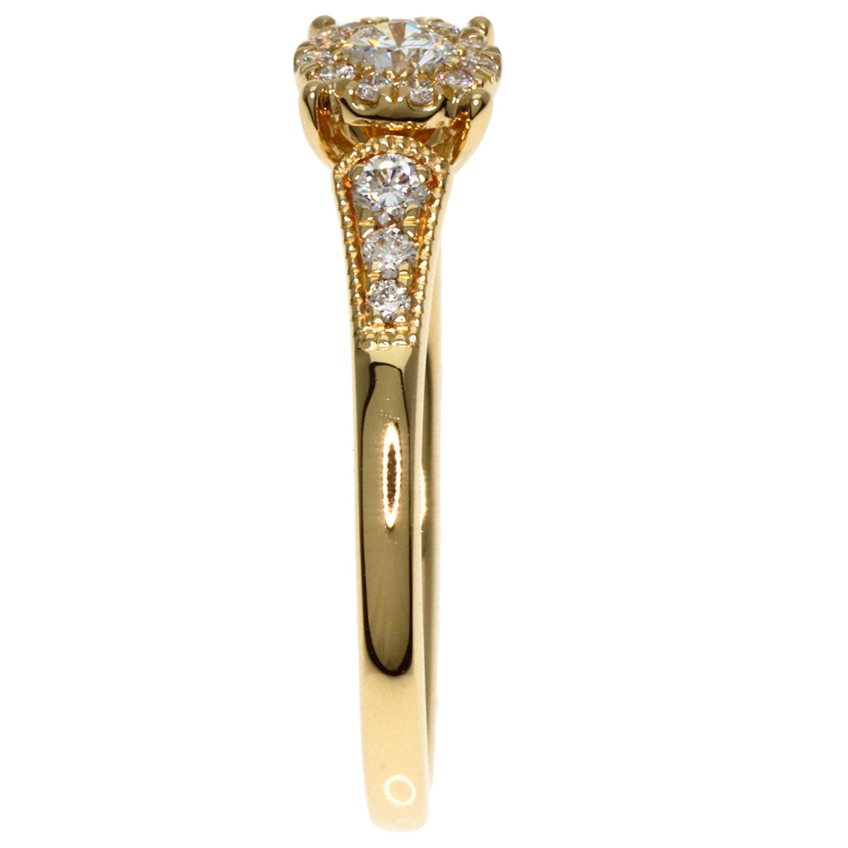 Diamond Ring 18K  3.1g　Ladies
