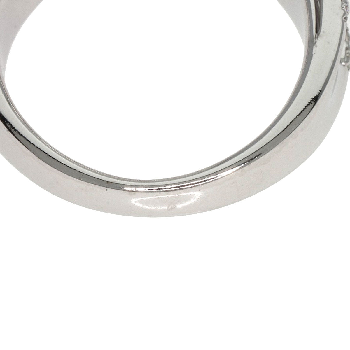 0.63ct Diamond  Black　Diamond Ring K18 White Gold  6.9g　Ladies