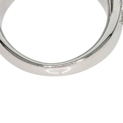 0.63ct Diamond  Black　Diamond Ring K18 White Gold  6.9g　Ladies