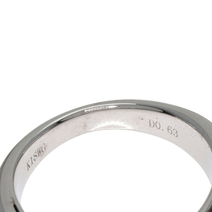 0.63ct Diamond  Black　Diamond Ring K18 White Gold  6.9g　Ladies