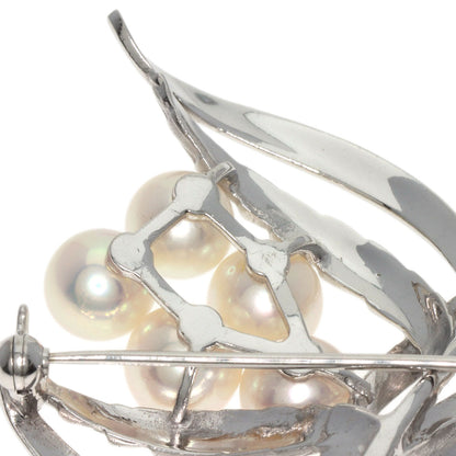 MIKIMOTO   Brooch Akoya pearl Pearl K14 White Gold Ladies