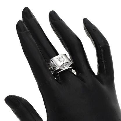 0.2ct Diamond Ring K18 White Gold  14.4g　Ladies