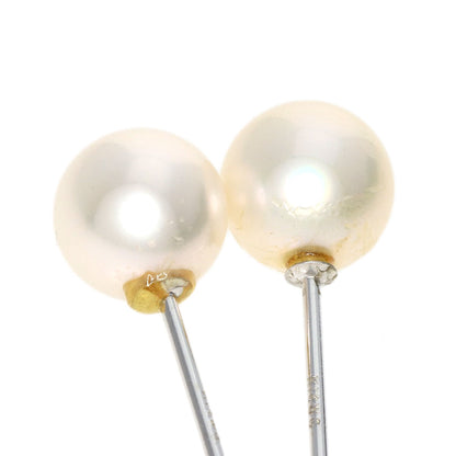 Pearl Pearl earring K14 White Gold K10WG 1.1g　Ladies