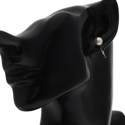 Pearl Pearl Earring Platinum PT850  2g　Ladies