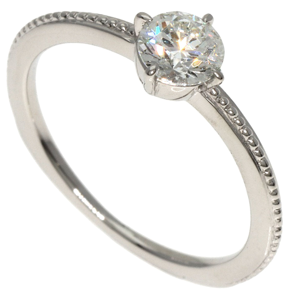 0.346ct Diamond Ring Platinum PT900  1.9g　Ladies
