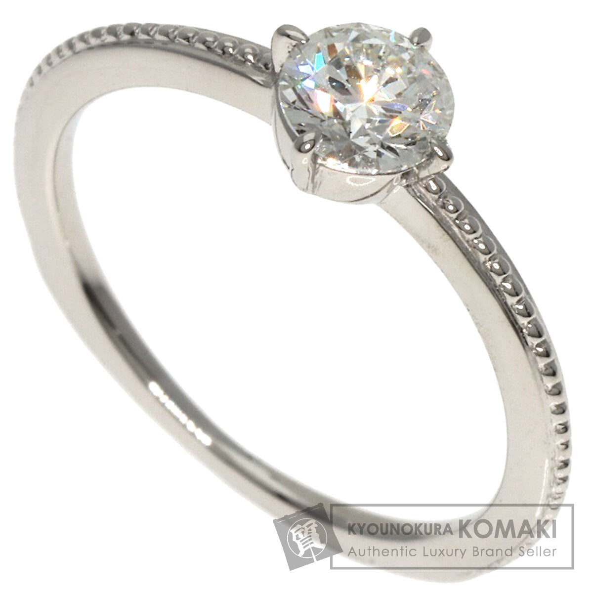 0.346ct Diamond Ring Platinum PT900  1.9g　Ladies