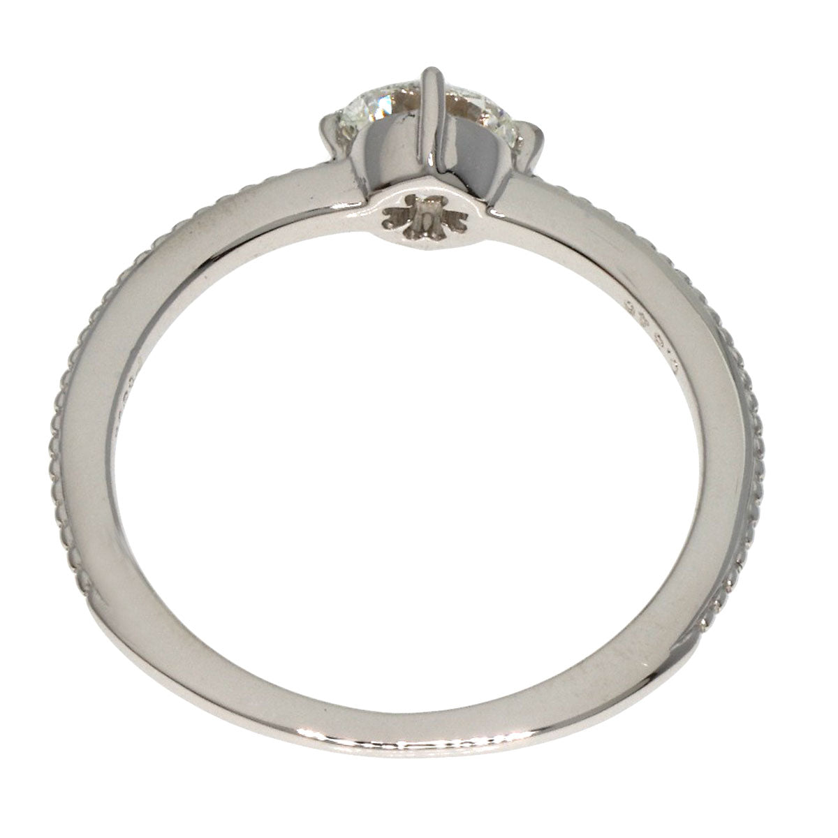 0.346ct Diamond Ring Platinum PT900  1.9g　Ladies