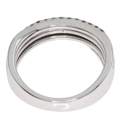 4℃   Ring Diamond K18 White Gold Ladies