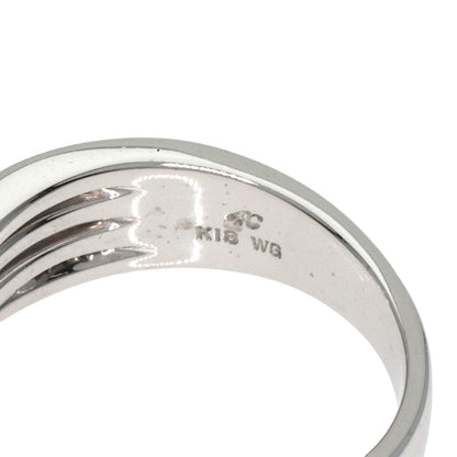 4℃   Ring Diamond K18 White Gold Ladies