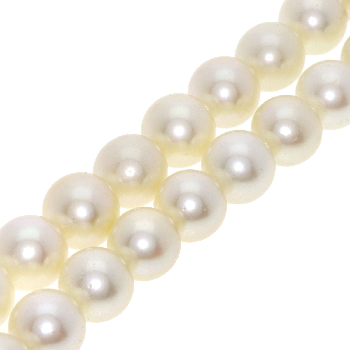 Akoya pearl Pearl Necklace Silver  42.3g　Ladies