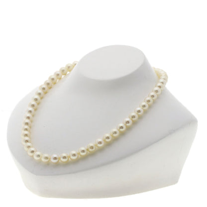 Akoya pearl Pearl Necklace Silver  42.3g　Ladies