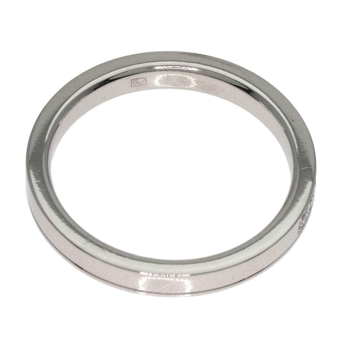 0.1ct Diamond Ring Platinum PT950  4g　Ladies