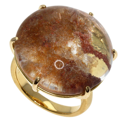 51.22ct quartz Ring K18 Yellow Gold  19.4g　Ladies