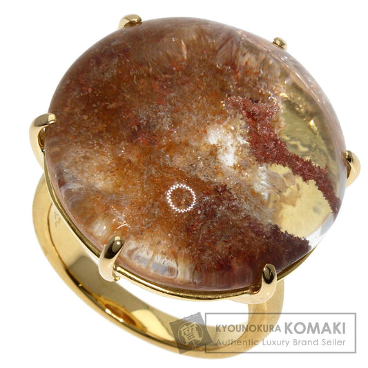 51.22ct quartz Ring K18 Yellow Gold  19.4g　Ladies