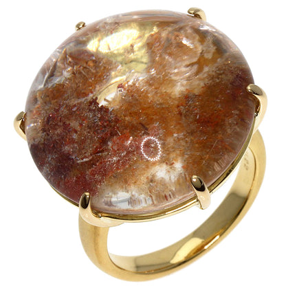 51.22ct quartz Ring K18 Yellow Gold  19.4g　Ladies