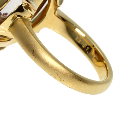 51.22ct quartz Ring K18 Yellow Gold  19.4g　Ladies