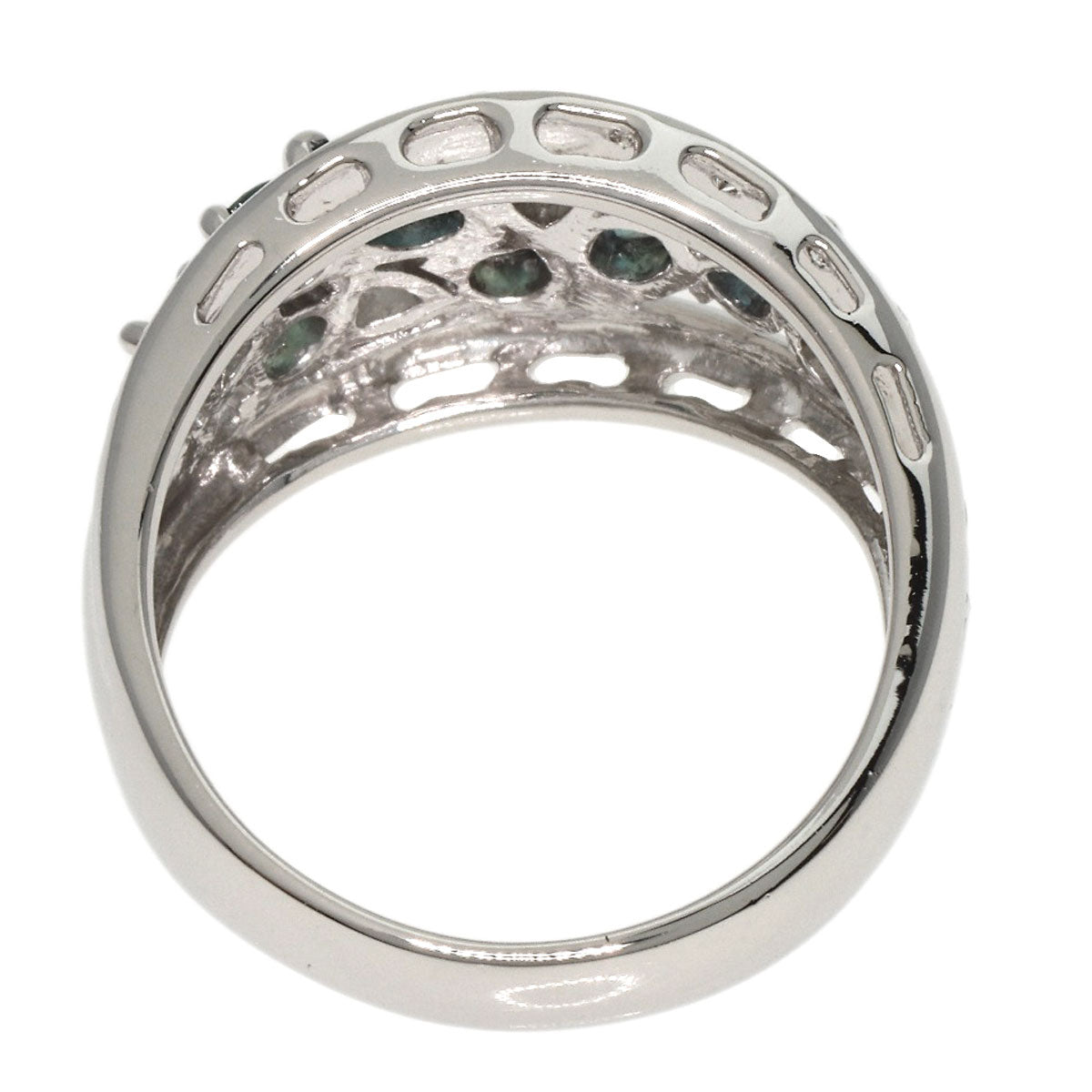 0.68ct Alexandrite Diamond Ring Platinum PT900  7.7g　Ladies