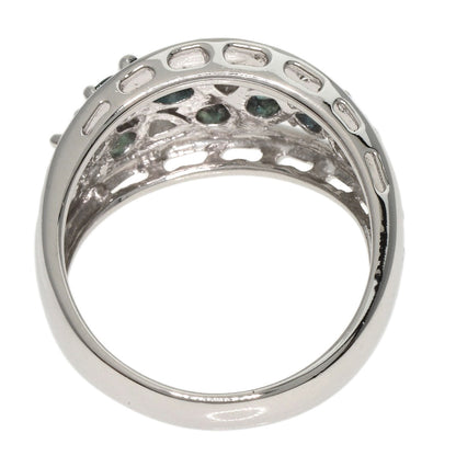 0.68ct Alexandrite Diamond Ring Platinum PT900  7.7g　Ladies