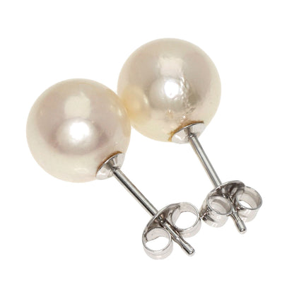 Pearl Pearl earring K14 White Gold  2g　Ladies